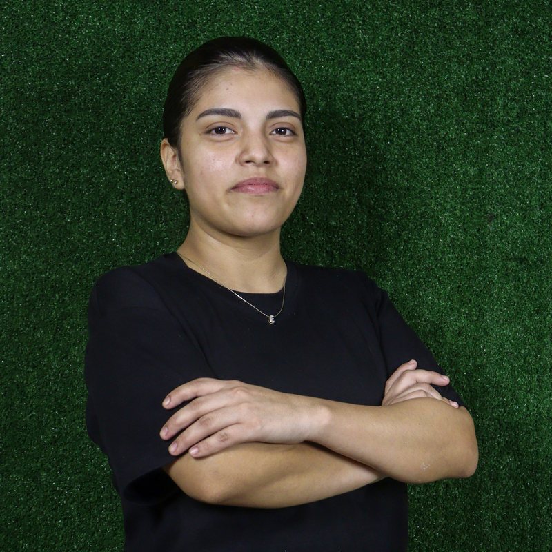 Estefany, del equipo de atención al personal de La Casita de Don Pepe