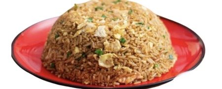 Arroz salteado de la casa